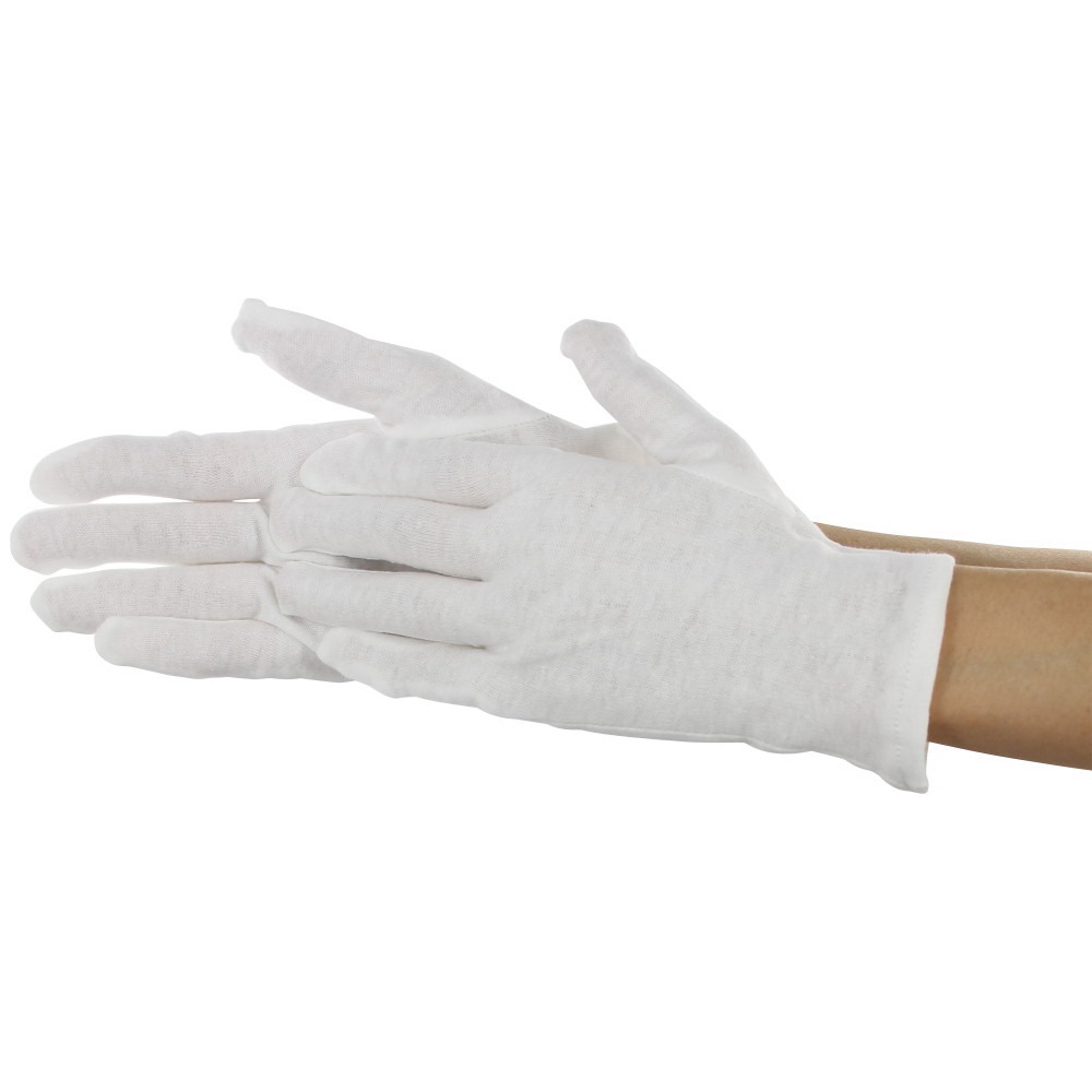 SAFETY WORK INSPECTION WHITE 100% COTTON GLOVES - cosy gloves